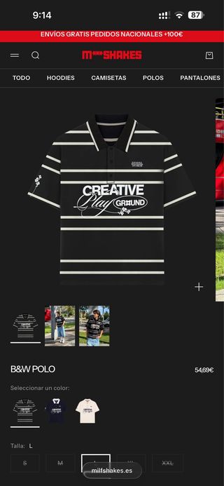 Polo Milfshakes Rayas S