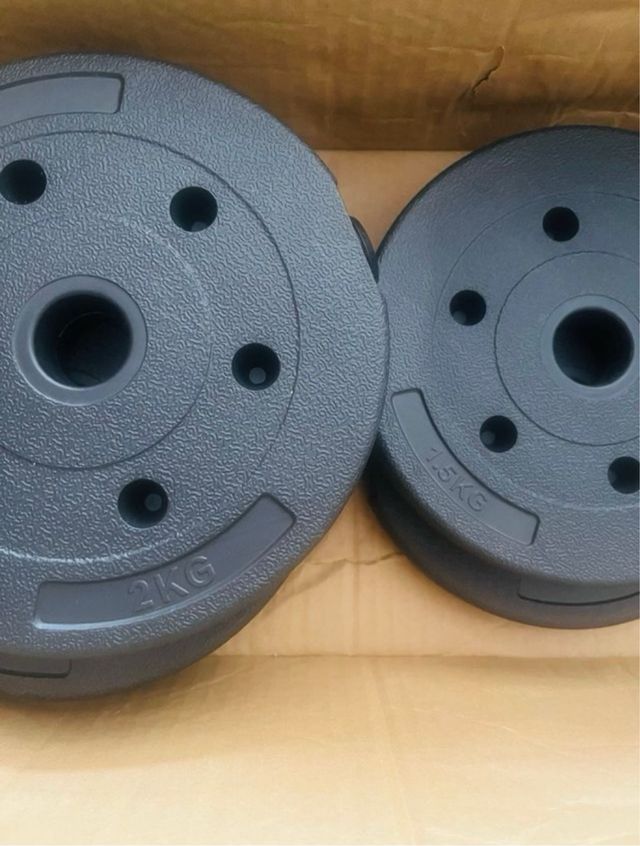 Mancuernas 30 kg - 2 en 1