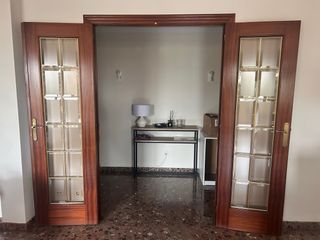 2 Puertas Madera Acristaladas