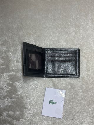 Cartera Lacoste Negra