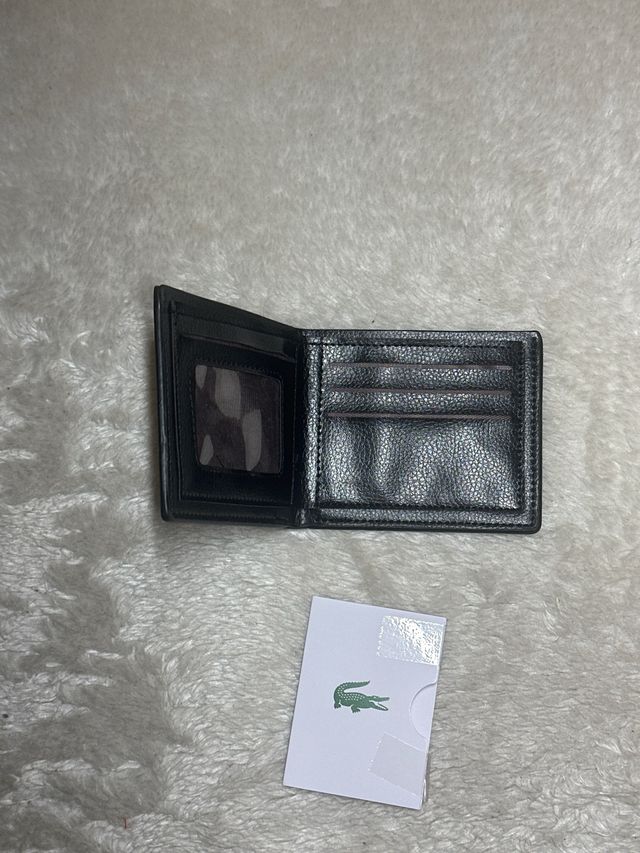 Cartera Lacoste Negra