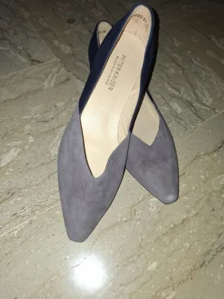 Scarpe Peter Kaiser camoscio blu/grigie