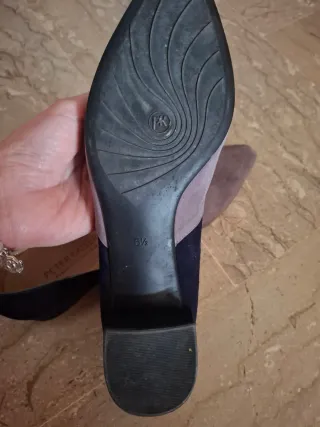 Scarpe Peter Kaiser camoscio blu/grigie