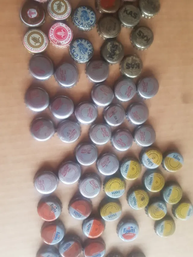 Lote Chapas Refrescos Coca-Cola Fanta Agua