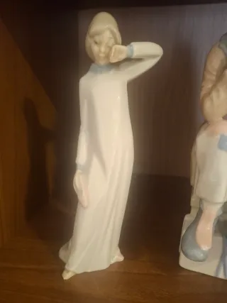 2 Figuras Porcelana Payaso Triste