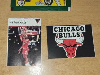 Cromo Michael Jordan Super Canasta años 80