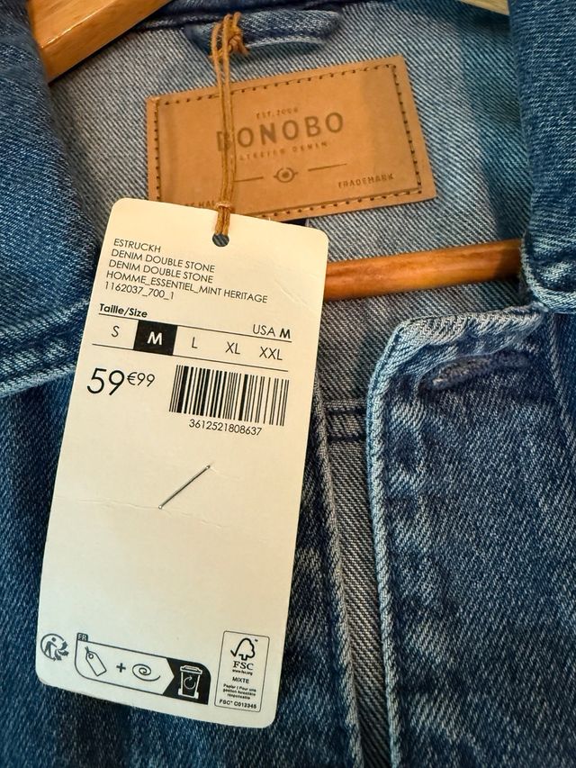 Chaqueta tejana Bonobo Atelier Denim Talla M