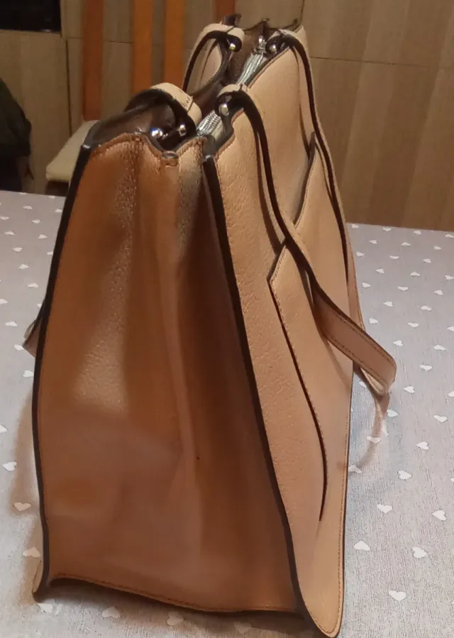 Bolso DKNY Beige y Dorado