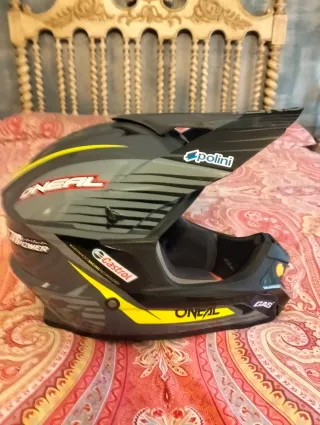 Casco Enduro Oneal Negro y Amarillo