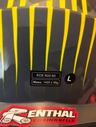 Casco Enduro Oneal Negro y Amarillo