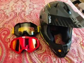 Casco Enduro Oneal Negro y Amarillo