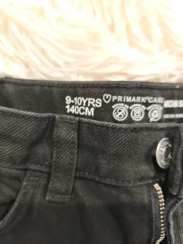 Pantalón corto vaquero negro Primark