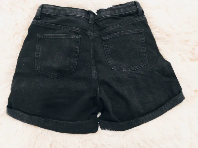 Pantalón corto vaquero negro Primark