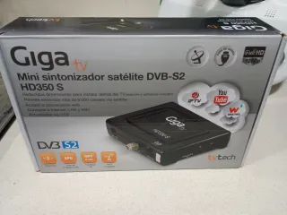 Decodificador Satélite Giga tv HD350 S DVB-S2
