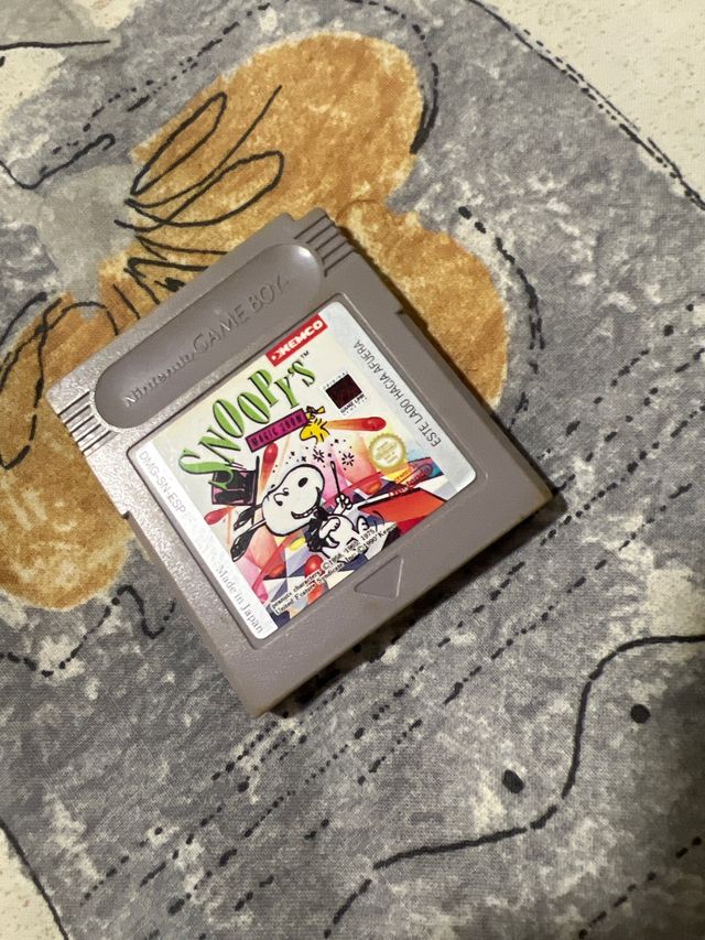 Snoopy's Game Boy Nintendo DMG-SN-ESP