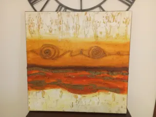 Cuadro Óleo Texturizado Grande 70 x 70 CMS grande
