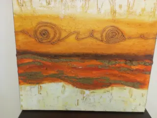 Cuadro Óleo Texturizado Grande 70 x 70 CMS grande