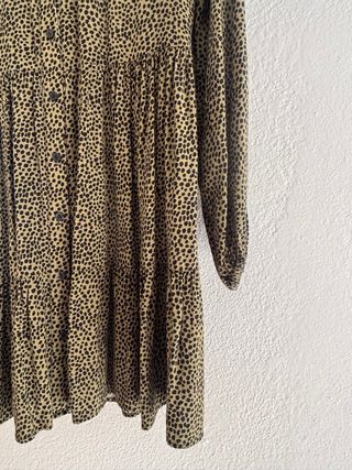 Vestito verde oliva fantasia maculata Stradivarius