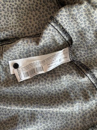 Vestito verde oliva fantasia maculata Stradivarius