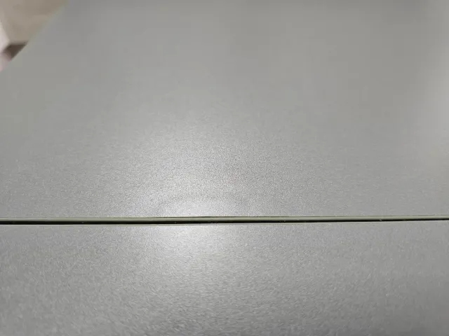 Mesa Cocina Cristal Gris Metálica