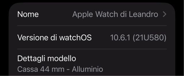 Apple Watch 4 Argento 44mm