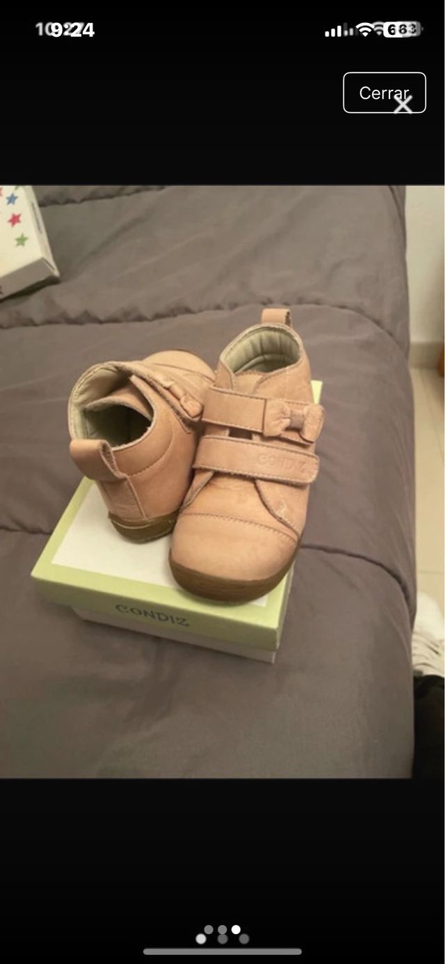 Botín niña Condiz rosa