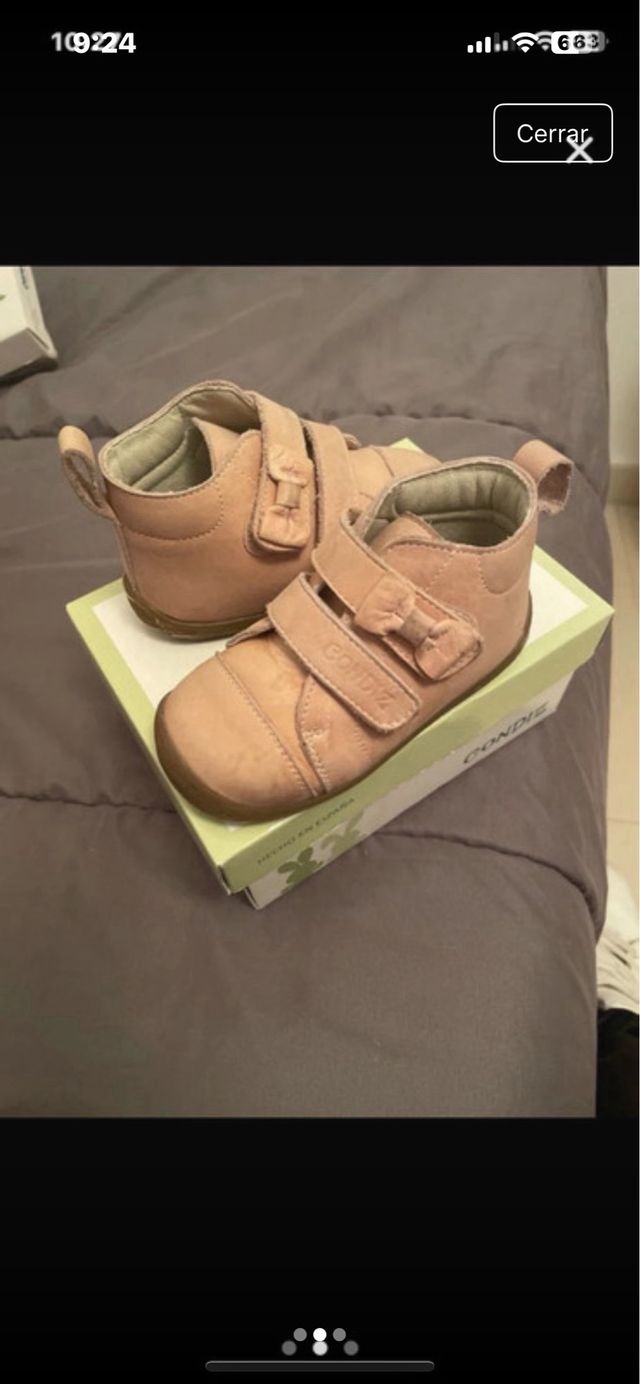 Botín niña Condiz rosa