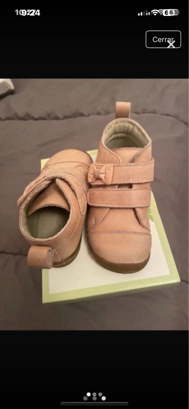 Botín niña Condiz rosa