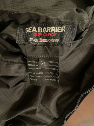 Gilet imbottito uomo nero/grigio