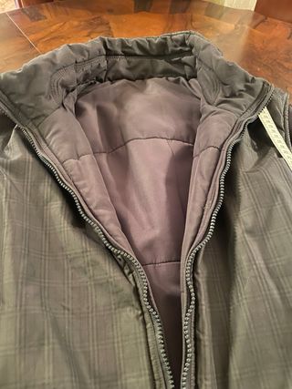 Gilet imbottito uomo nero/grigio