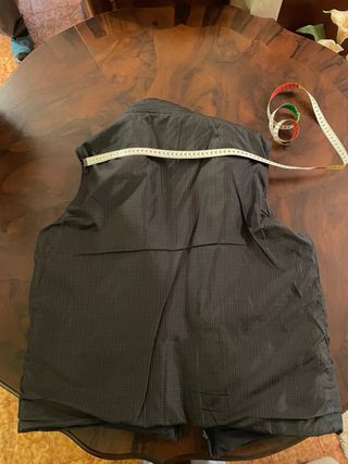 Gilet imbottito uomo nero/grigio