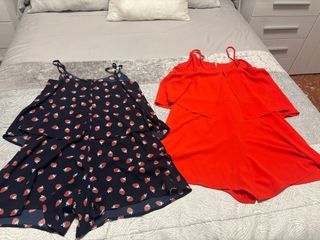 Lote 2 monos cortos verano