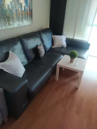 Sofá Chester piel negro