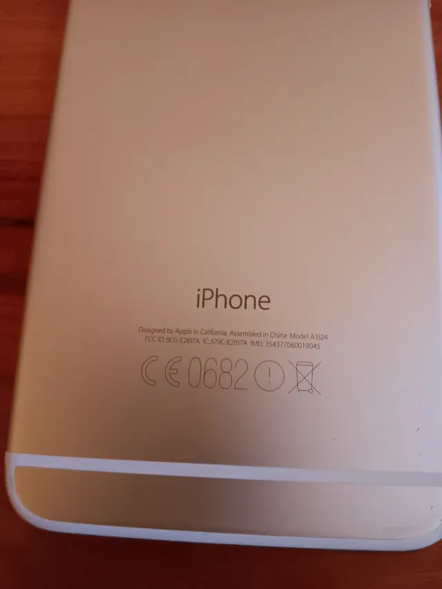 iPhone 6 Plus 64GB Oro - Para Reparar A1524