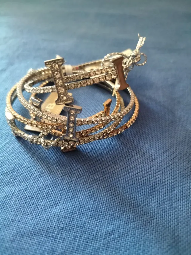 26 Braccialetti Lettere Iniziali Oro Argento