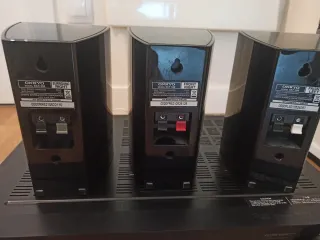 Amplificador Onkyo HT-R558 Negro con 3 altavoces