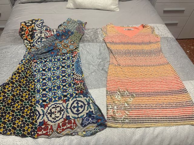 Lote 2 Vestidos Desigual Talla Única