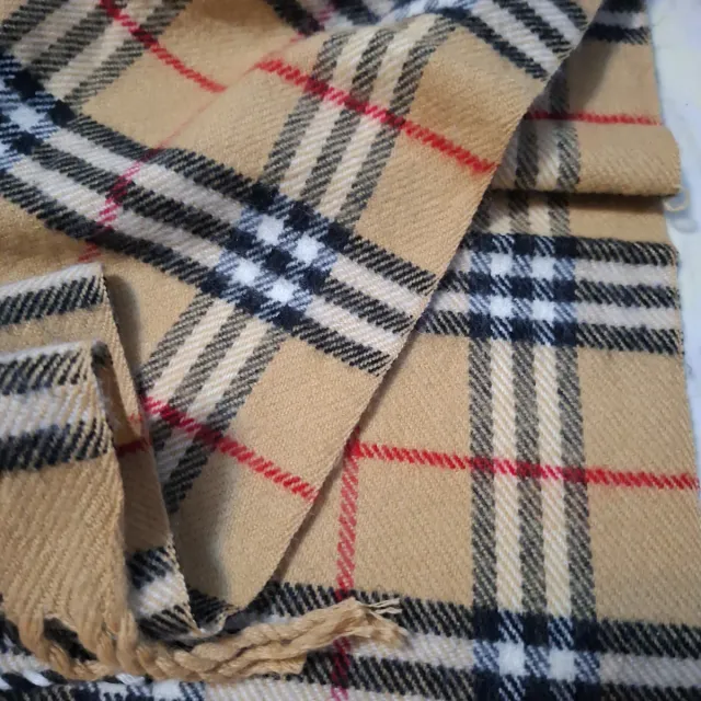Sciarpa in cachemire Burberry Beige Rosso