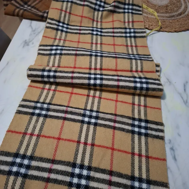 Sciarpa in cachemire Burberry Beige Rosso