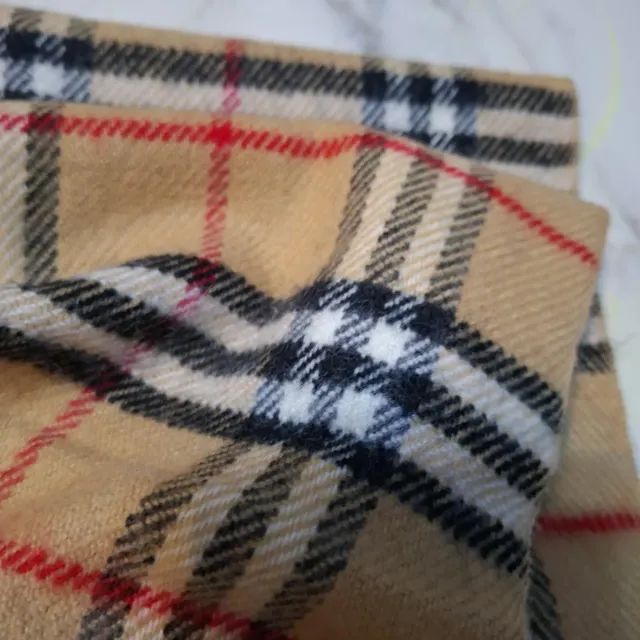 Sciarpa in cachemire Burberry Beige Rosso