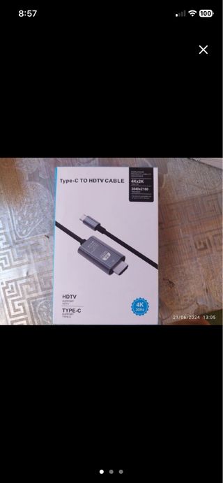 Cable Tipo-C a HDTV 4K