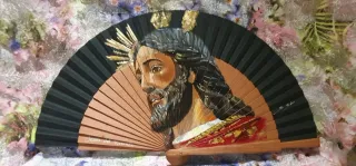 Abanico Pintado Jesús del Rescate