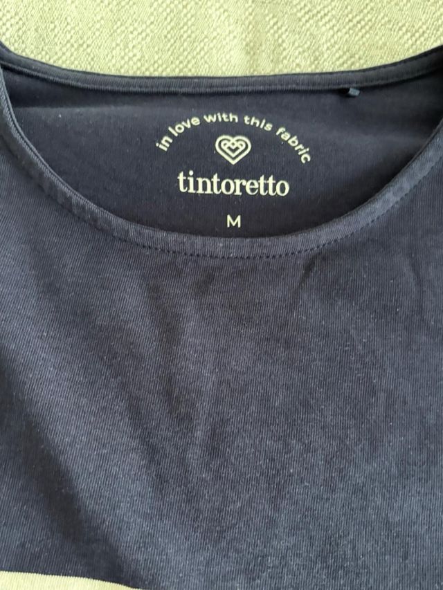 Sudadera Tintoretto rayas azul marino Talla M