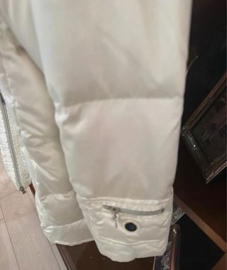 Giaccone donna in piuma d'oca bianco