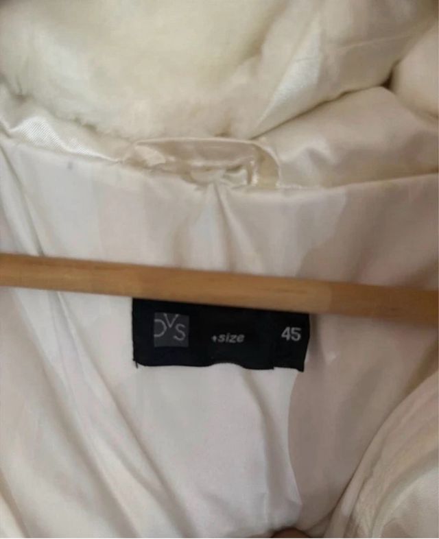 Giaccone donna in piuma d'oca bianco