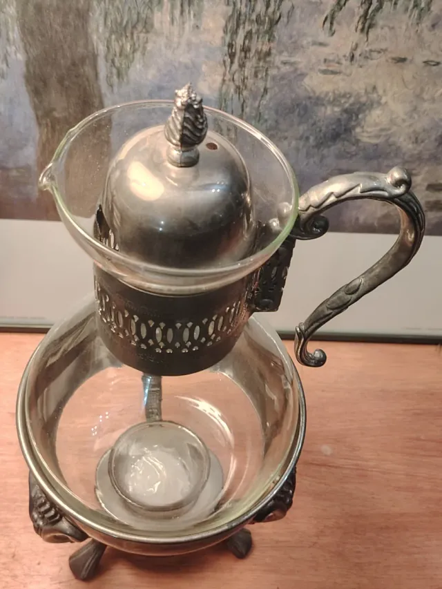 Cafetera turca con calentador
