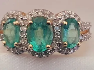 Anillo Oro 1ª Ley Galería Coleccionista Esmeraldas