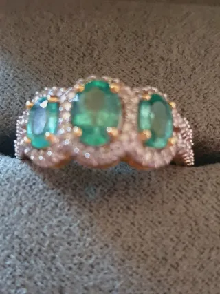 Anillo Oro 1ª Ley Galería Coleccionista Esmeraldas