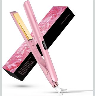 Piastra per capelli Dekuri rosa e oro