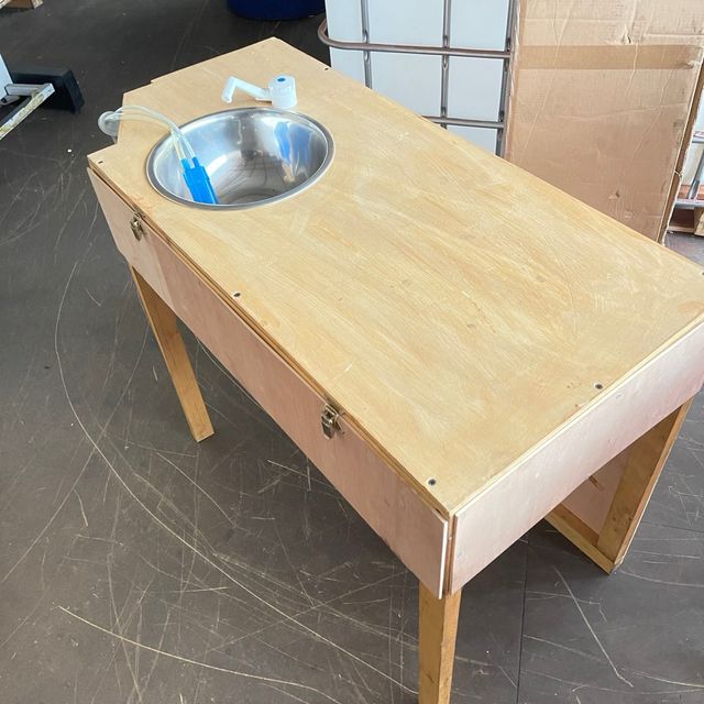 Mueble Camper Furgoneta Lavabo Bomba